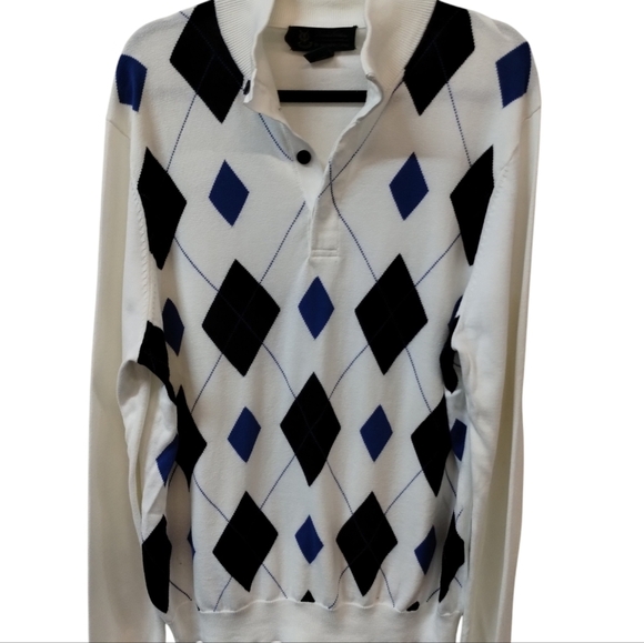 Brooks Brothers Mens Size Large Argyle Tennis Prep Ivy League Preppy‎ Sweater - Picture 4 of 10